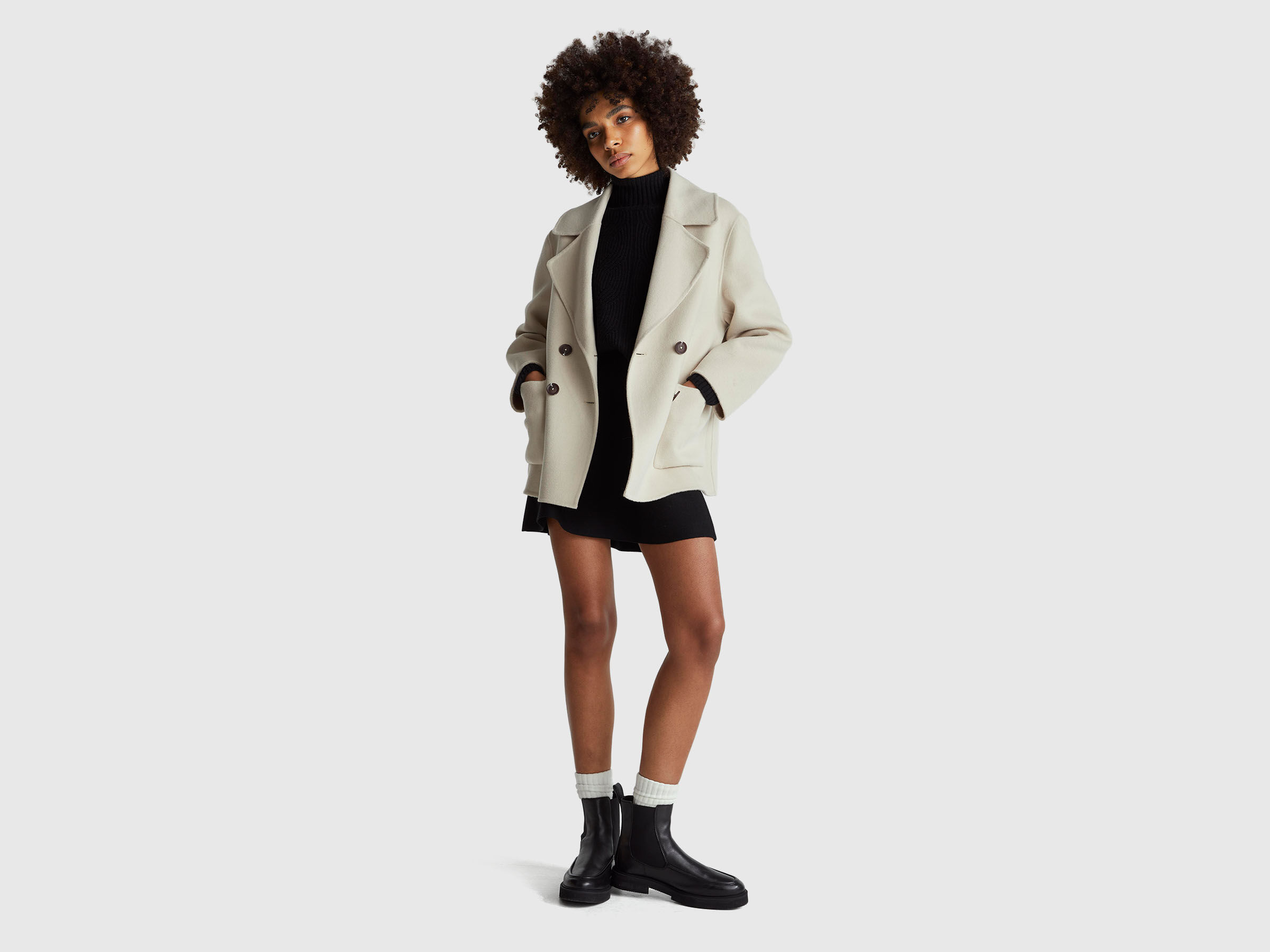 TURTLE NECK SWEATER Women image number 3